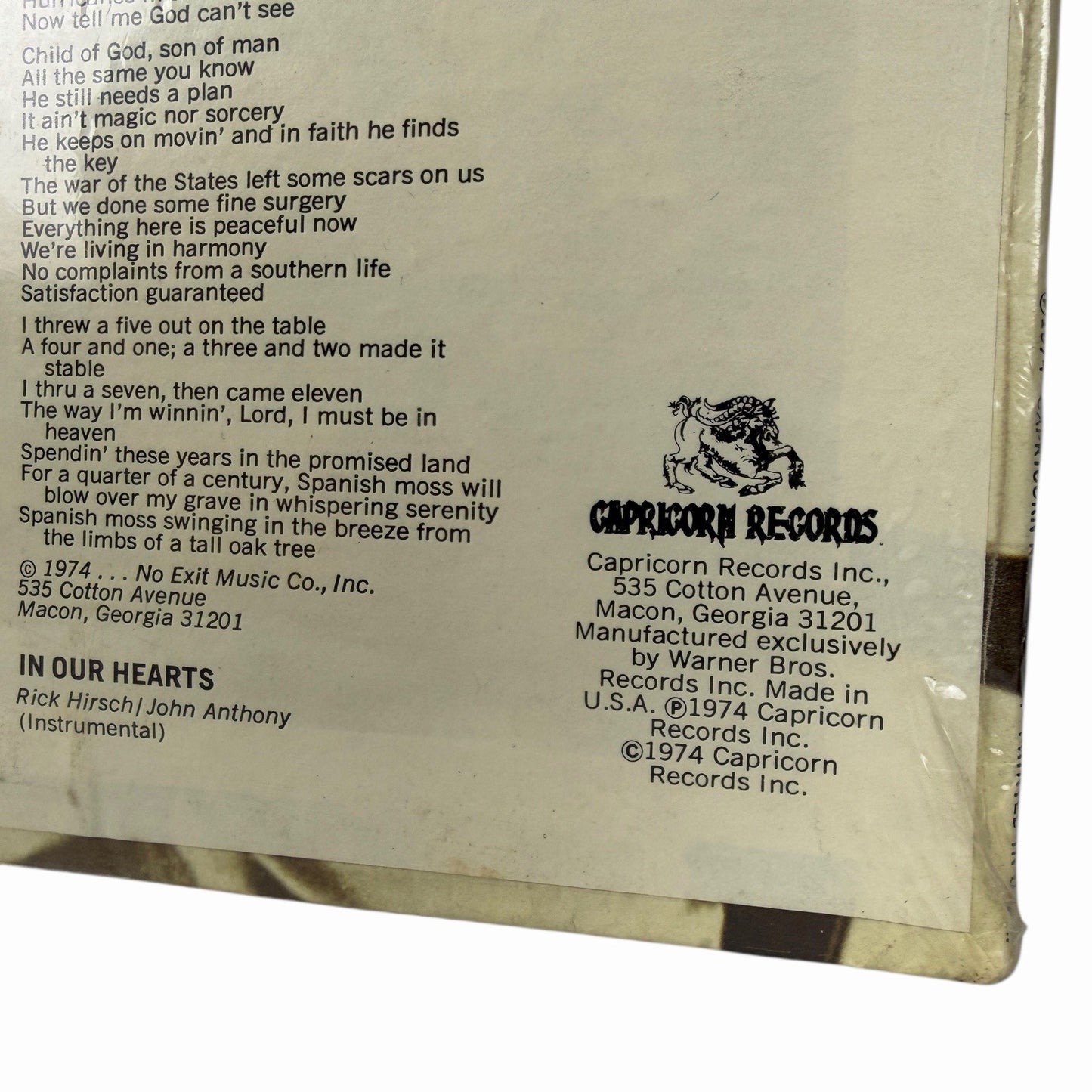 Sealed WET WILLIE Keep On Smilin' LP 1974 ORIGINAL CP-0128 Capricorn NEW Vinyl