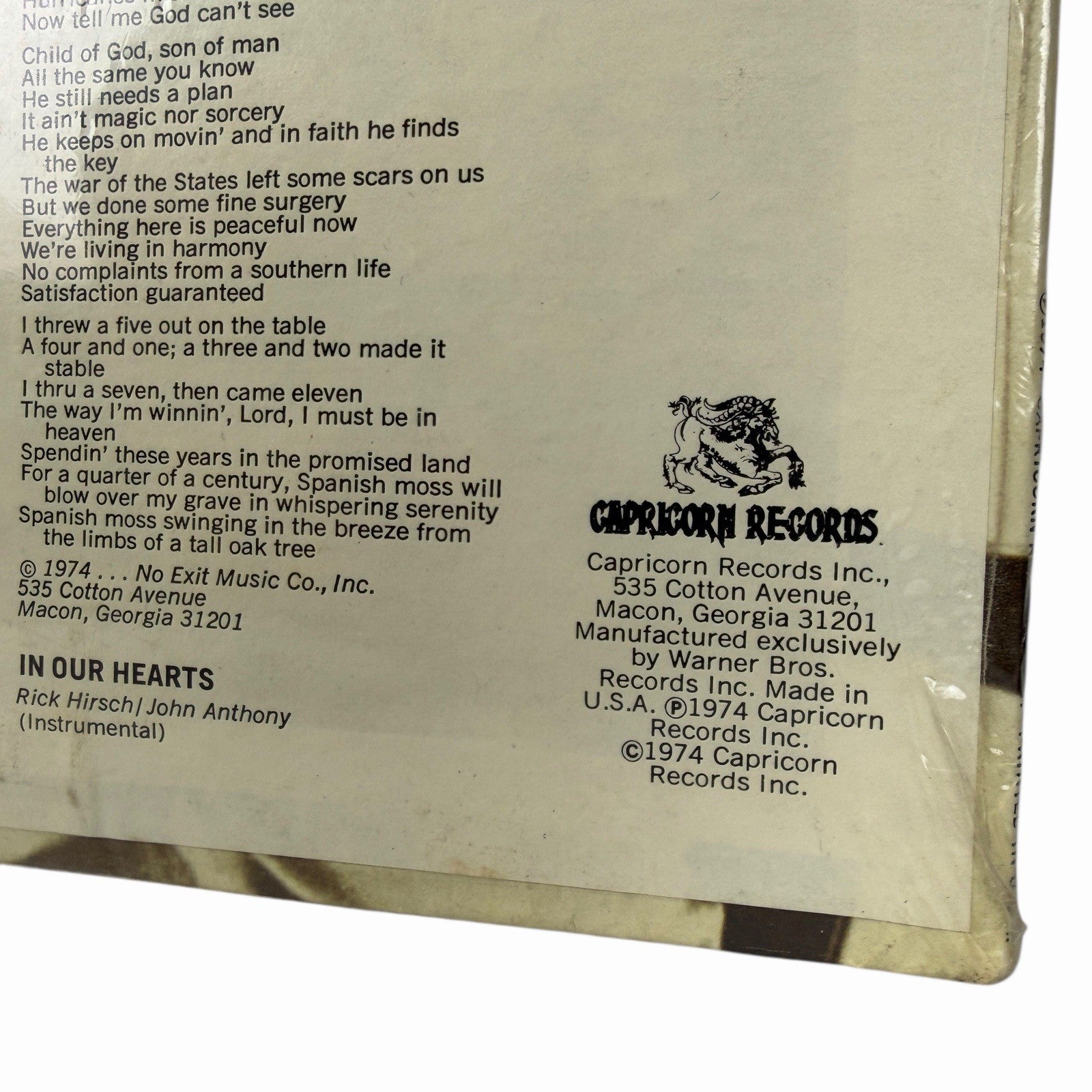 Sealed WET WILLIE Keep On Smilin' LP 1974 ORIGINAL CP-0128 Capricorn NEW Vinyl