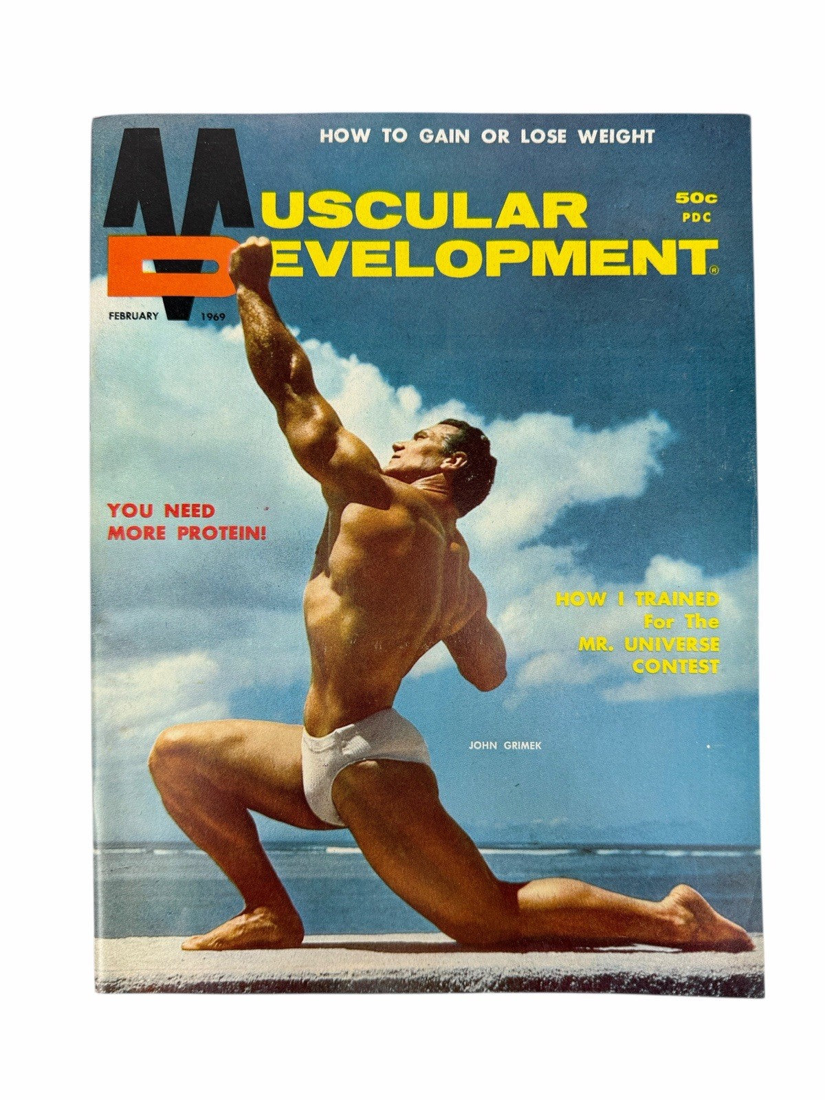 1969 MUSCULAR DEVELOPMENT Magazine 8 ISSUES Vintage Bodybuilding Weightlifting