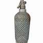Antique c1910 AERATORS LTD. Sparklet B Wire Mesh Glass Siphon Seltzer Bottle