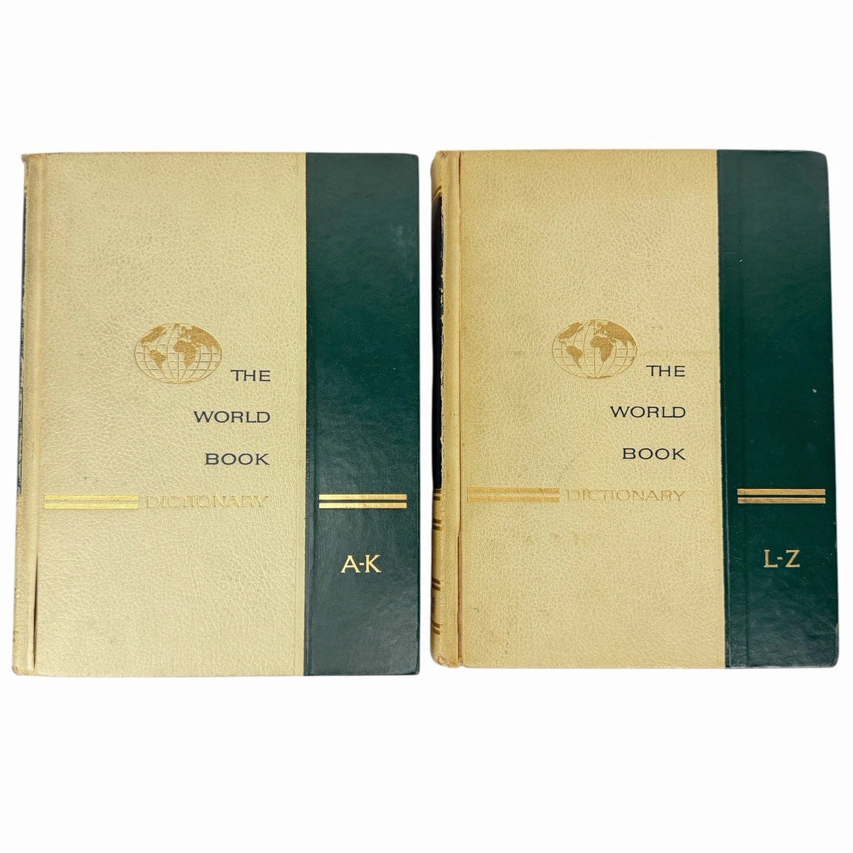 1967 The World Book Dictionary 2 Volume Set A-K L-Z Thorndike Barnhart Hardcover