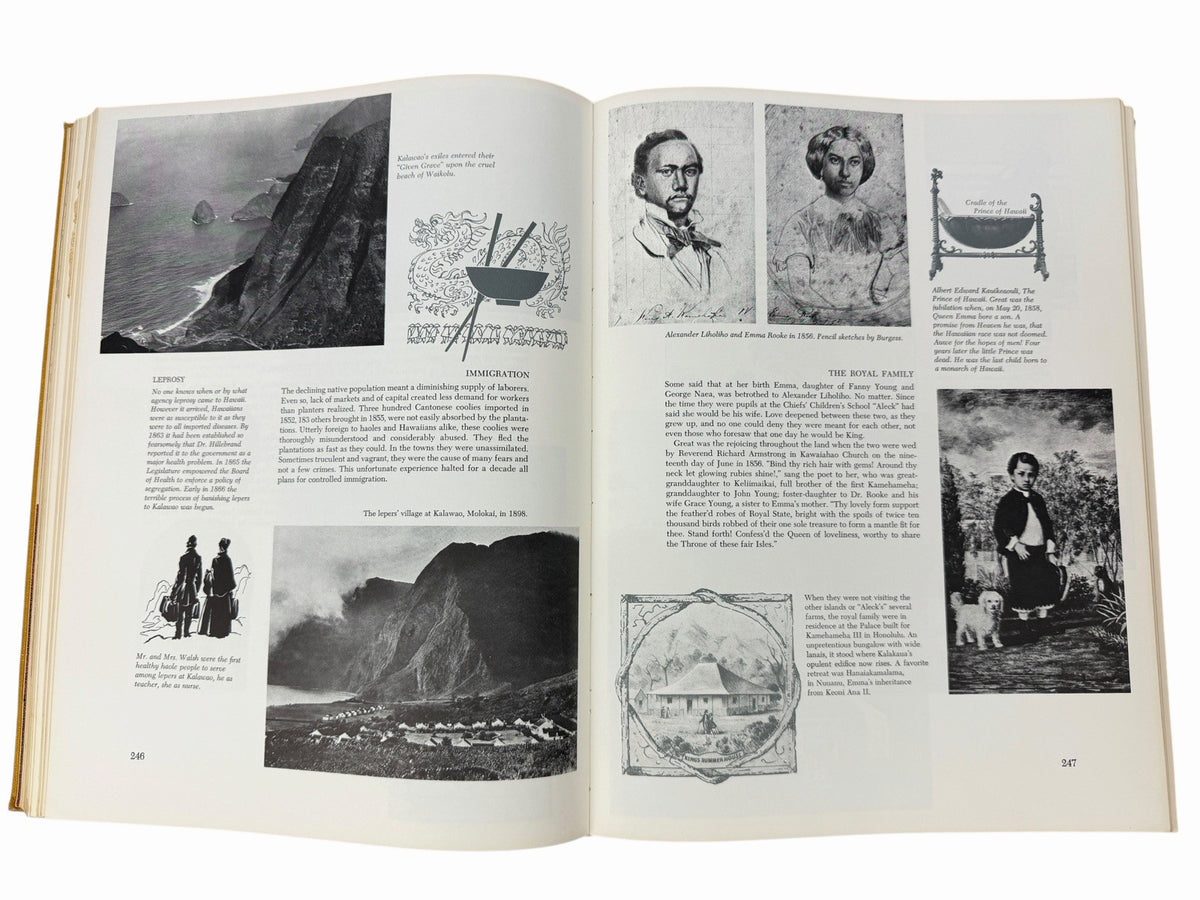 HAWAII: A PICTORIAL HISTORY Joseph Feher Hardcover 1969 1st Bishop Museum Press