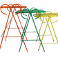 Vintage 1950s MCM Wrought Iron Mesh Salterini Style Nesting Side Tables Set Of 3