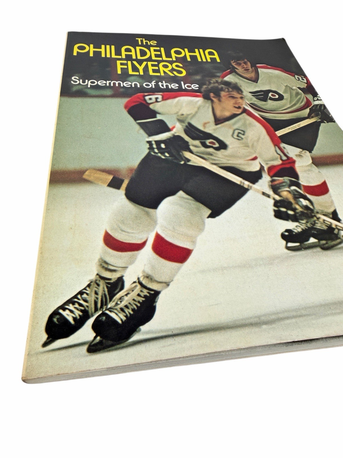 Vintage 1974 PHILADELPHIA FLYERS Supermen of the Ice HOCKEY BOOK Bobby Clarke