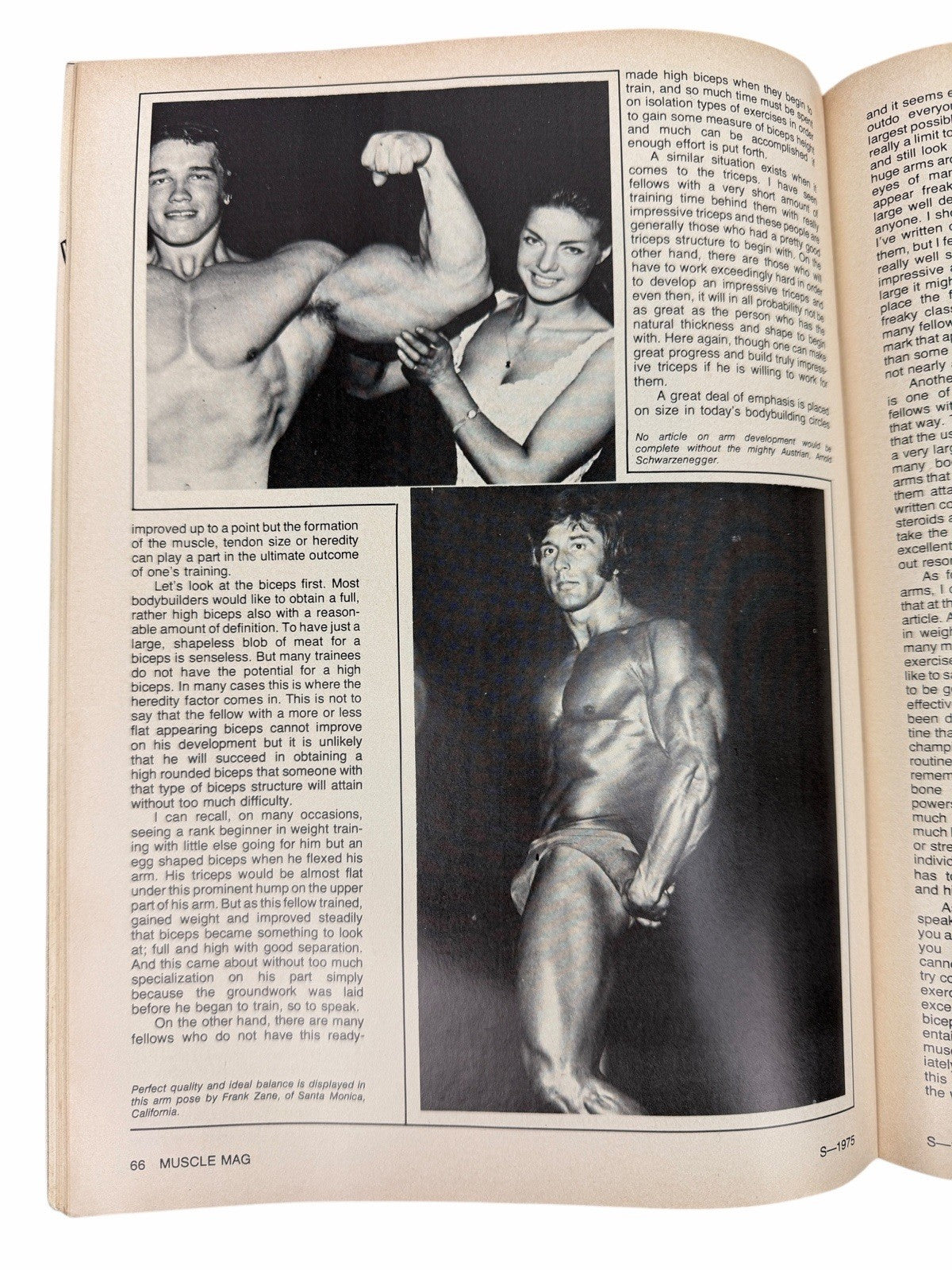MUSCLE MAG INTERNATIONAL Vol 1 Issue 2 & 3 Rafael Olivera Frank Zane Bodybuilder
