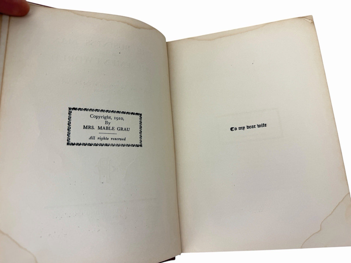 1910 ROBERT GRAU The Business Man in the Amusement World BROADWAY Theater HC