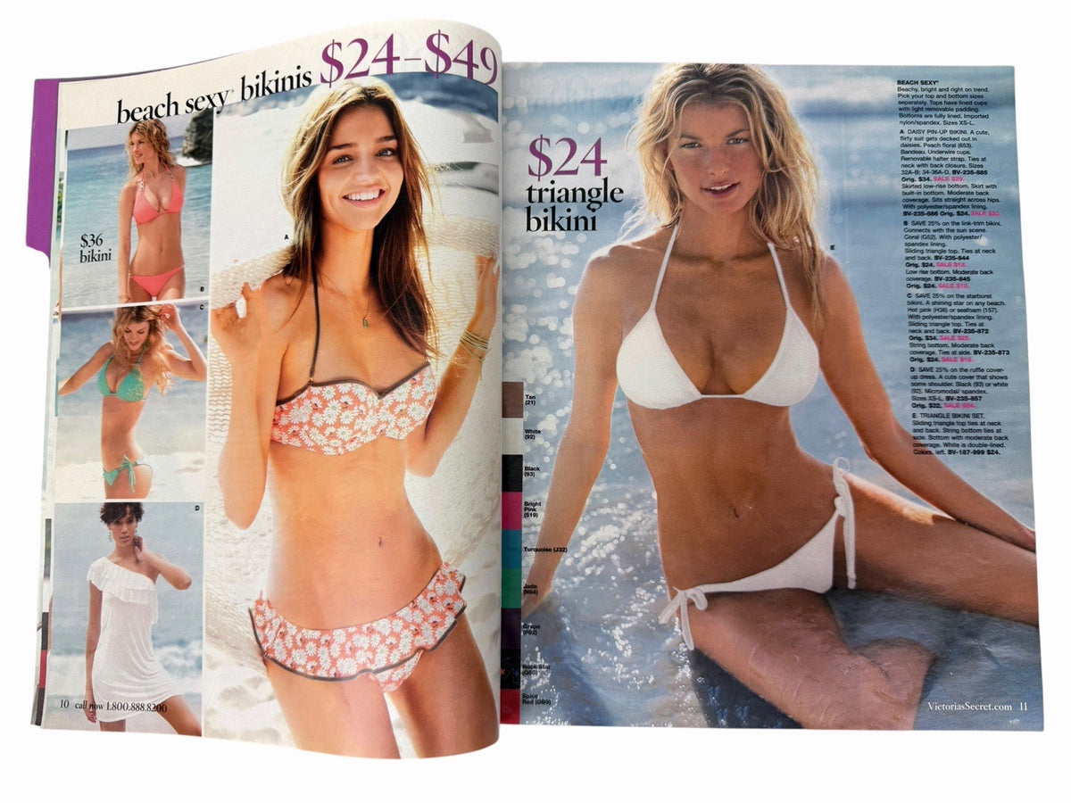 Alessandra Ambrosio 2009 VICTORIA'S SECRET Swim Sale Preview CATALOG Fashion Y2K