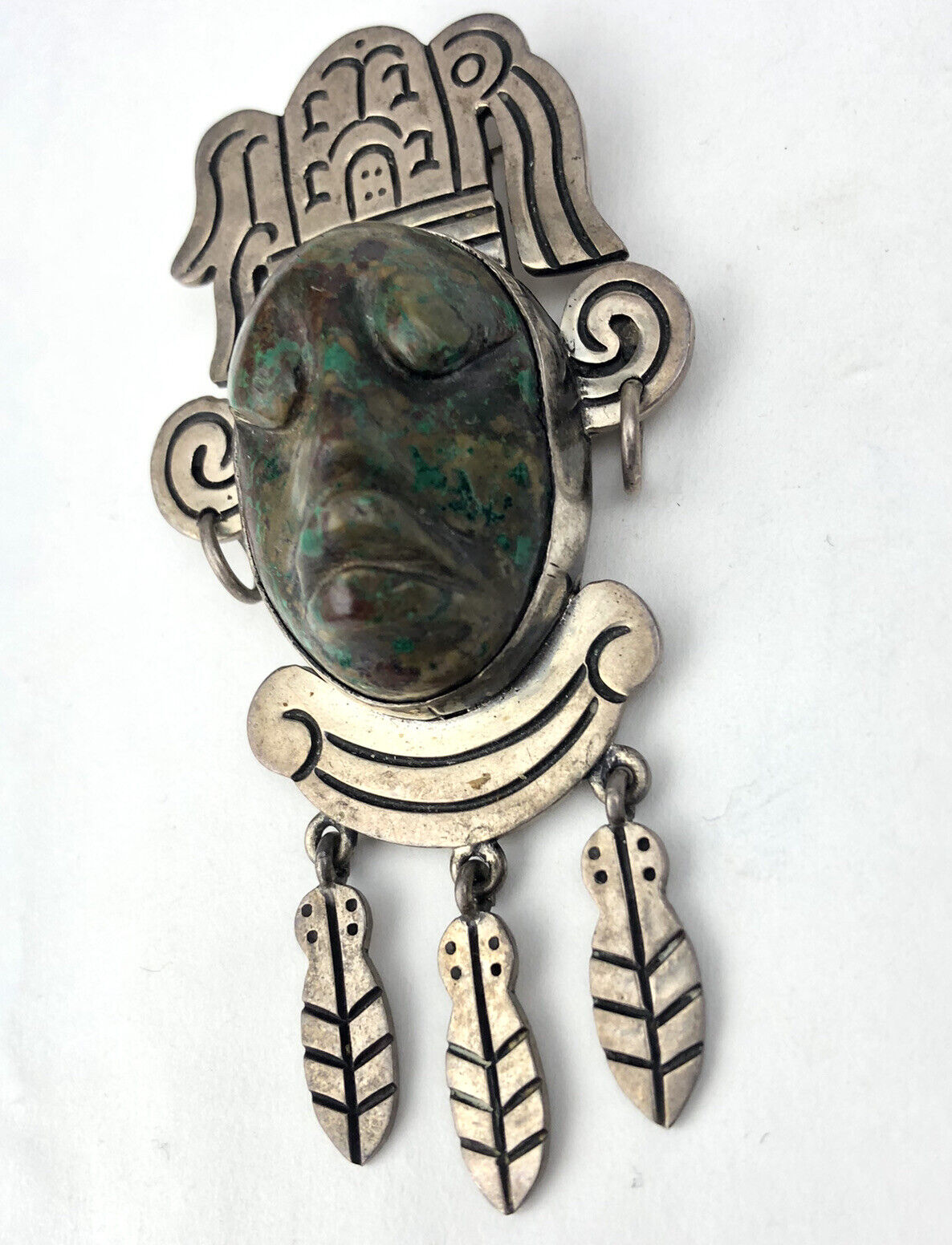 1940s Margot de Taxco Mexican Sterling Silver Repousse Bow Brooch Numbered 5332 1940s Margot de Taxco Mexican Sterling Silver Repousse Bow Brooch Numbered 5332