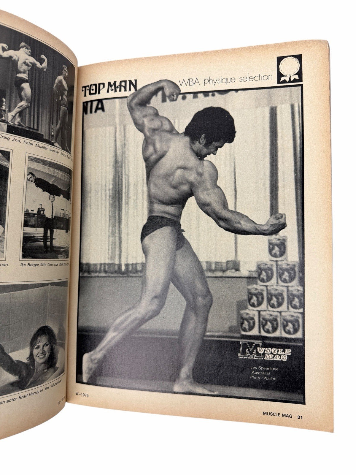 MUSCLE MAG INTERNATIONAL Vol 1 Issue 2 & 3 Rafael Olivera Frank Zane Bodybuilder