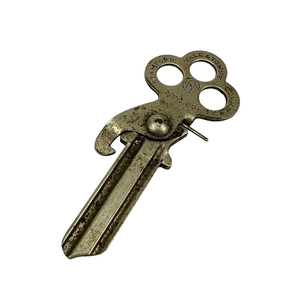 Postmaster General Key Vintage YALE & TOWNE Stamford Conn USA Postmaster HINGED KEY BLANK Unc ...
