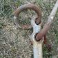 Antique 20lb Admiralty Yacht Anchor w/ Folding Stock & Key Fisherman Nautical