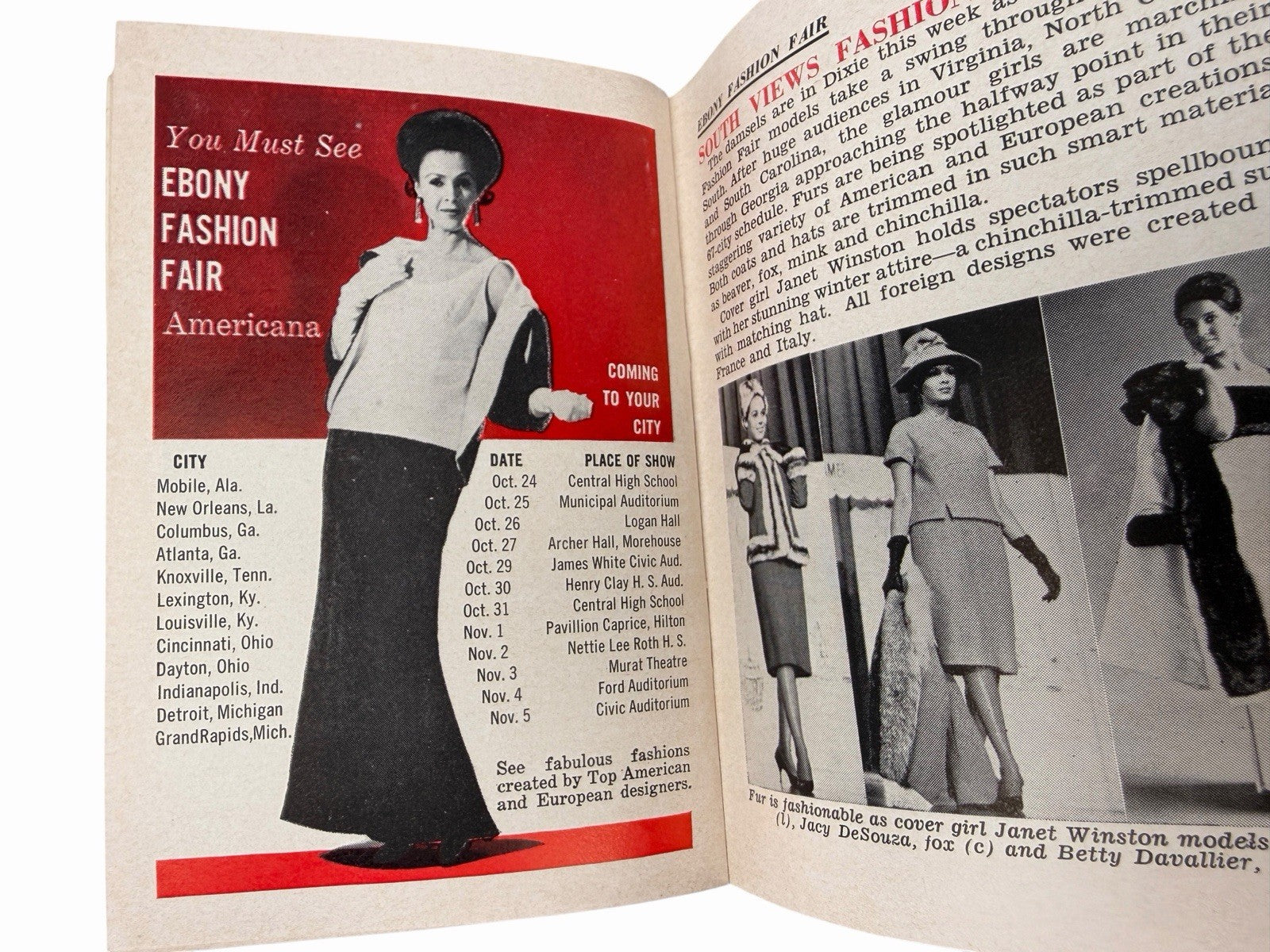 JET Magazine October 31 1963 Janet Wilson RFK Ebony Fashion Fair Civil Rights