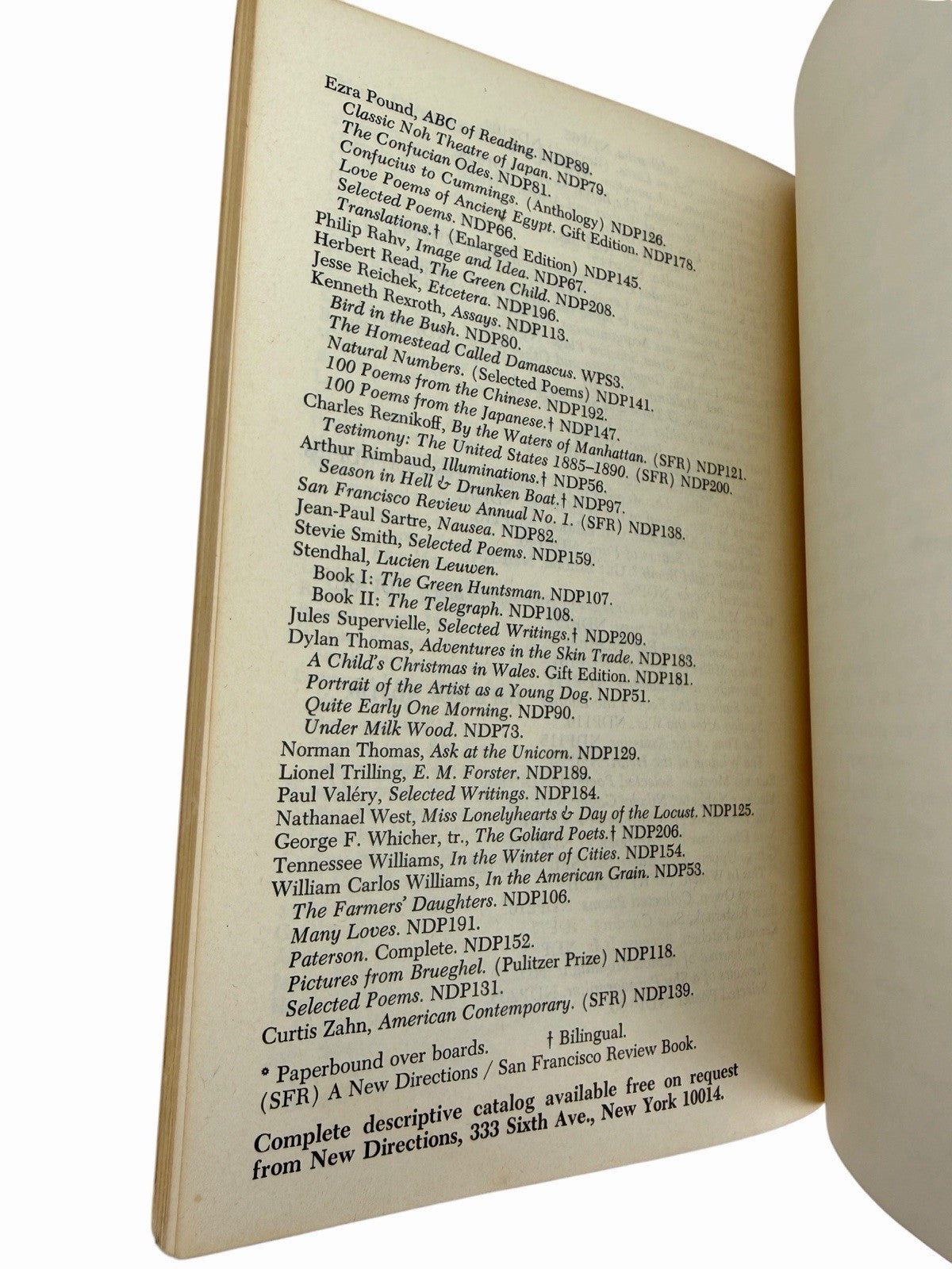 SIGNED Richard Eberhart: Selected Poems 1930-1965 New Direction NDP198 Pulitzer