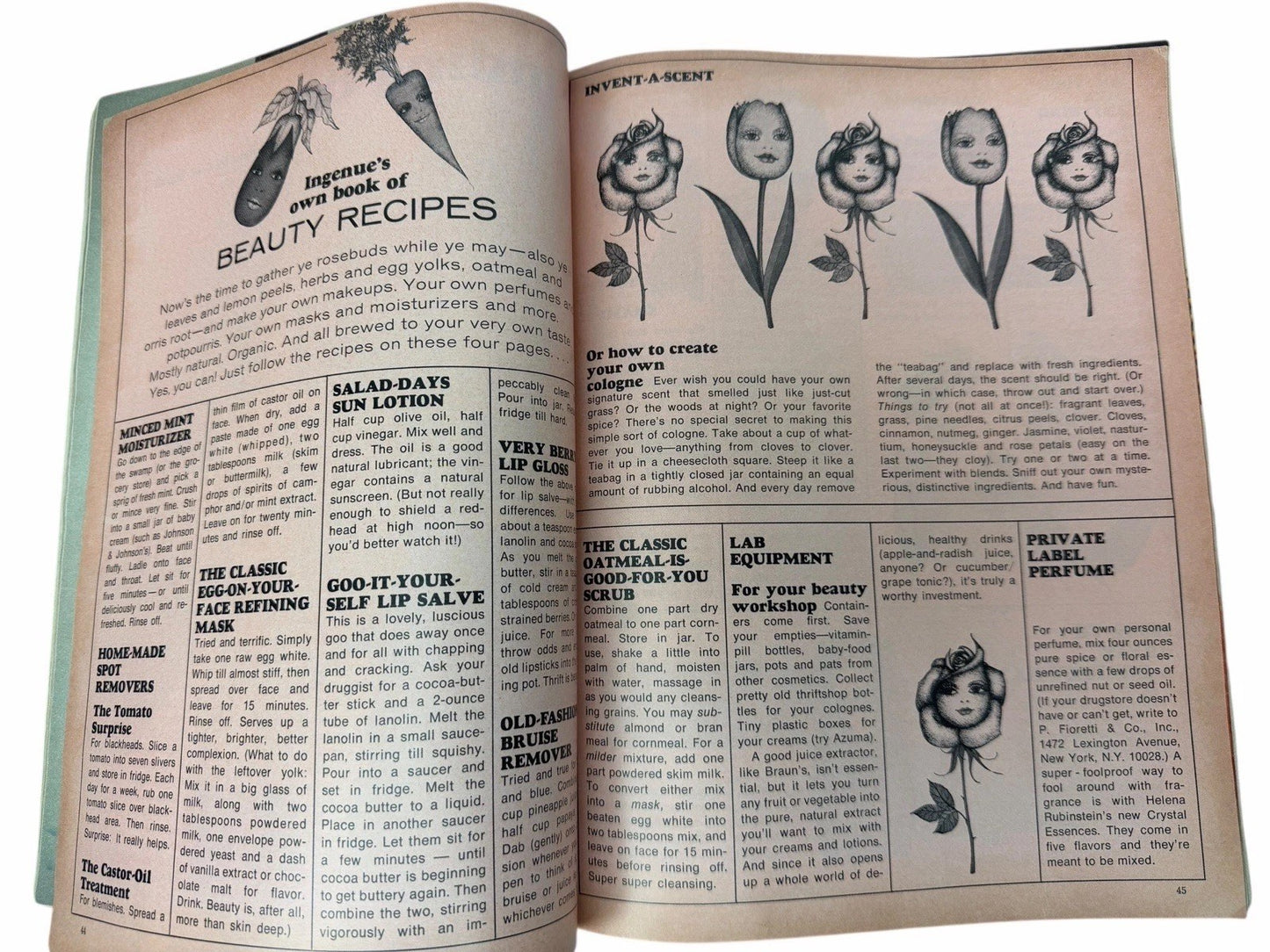 1972 INGENUE Magazine LOT of 3: FEB, JUNE, NOV Vintage Teen Girl Beauty Fashion
