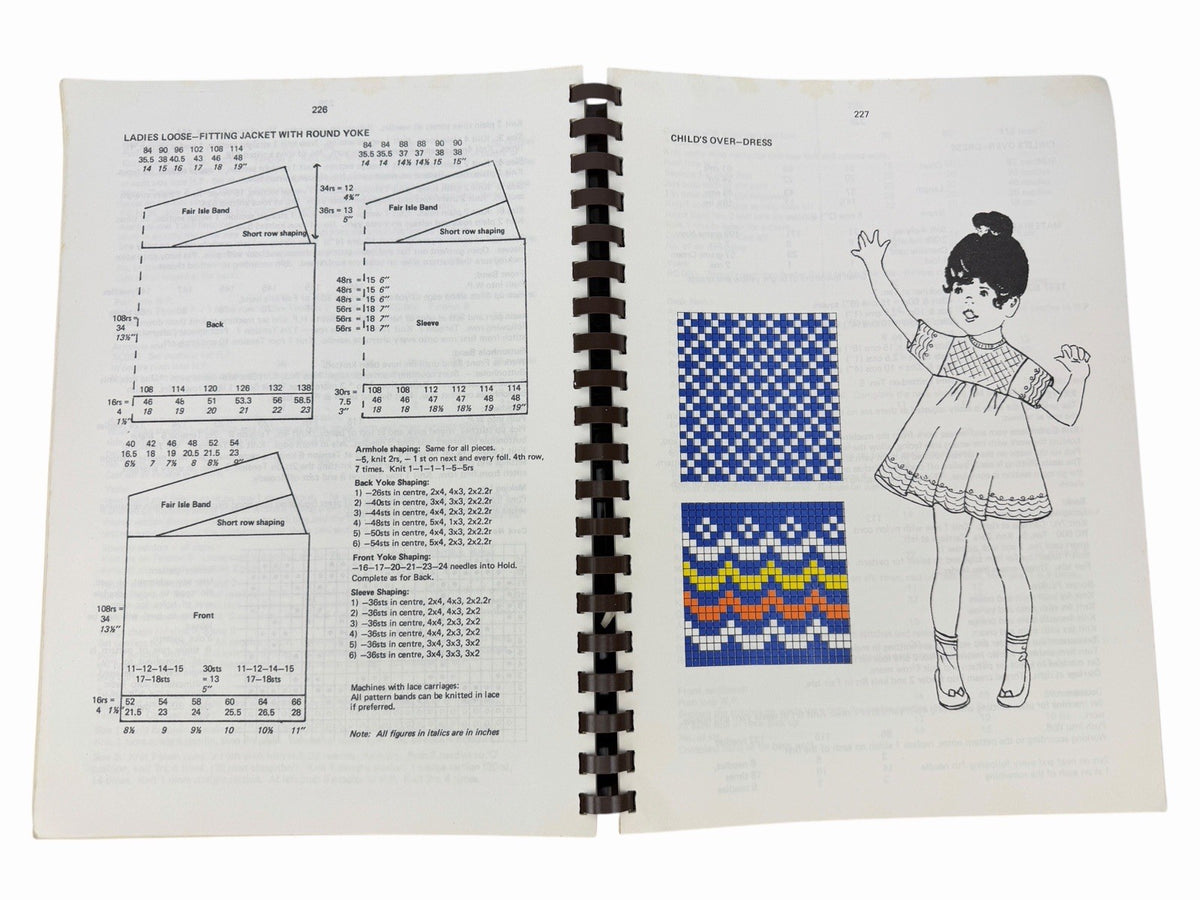 1979 Machine Knitting Technology And Patterns by Mary Weaver VINTAGE UK Original