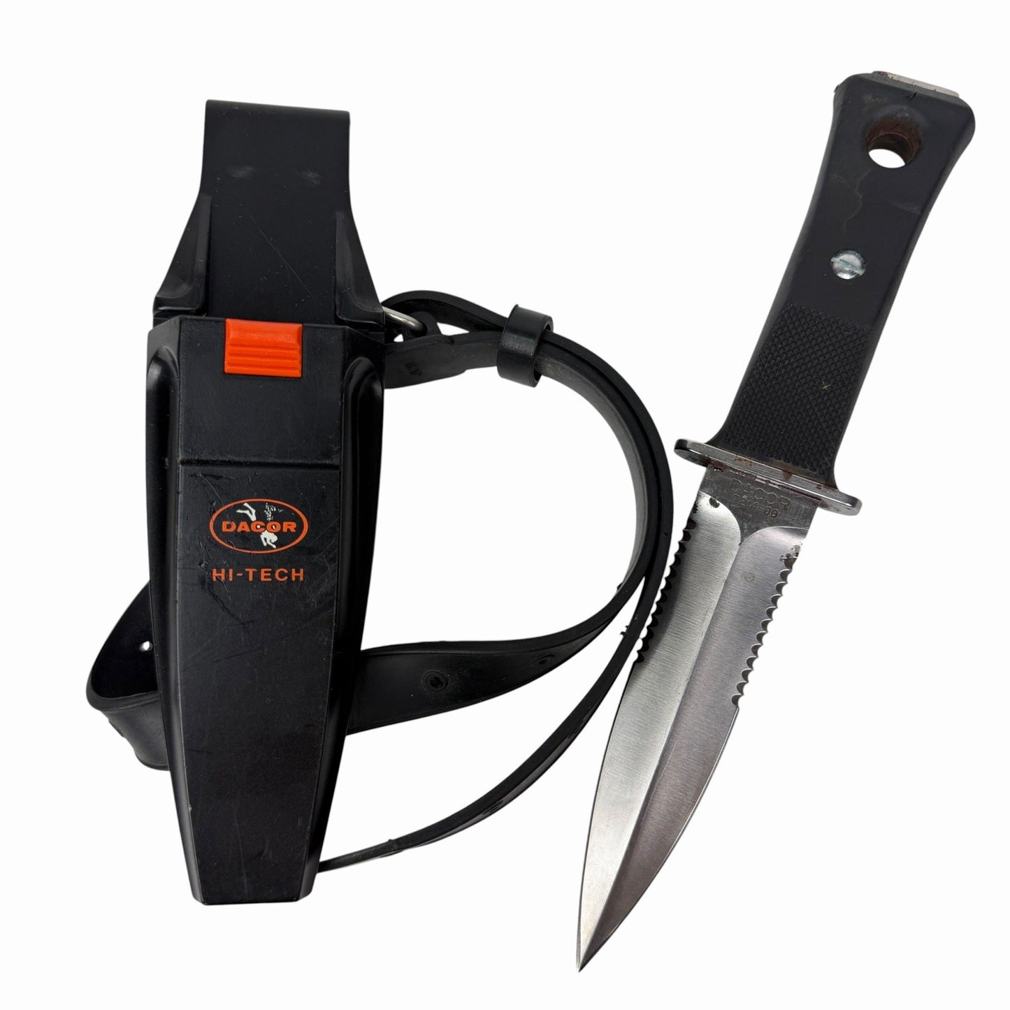 DACOR Hi-Tech Diver's Dagger 7214-00 Stainless Steel Japan w/ STRAP Scuba Knife