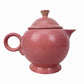 Fiestaware ROSE PINK Teapot Vintage Coffee Pot Homer Laughlin Fiesta w/ Lid USA