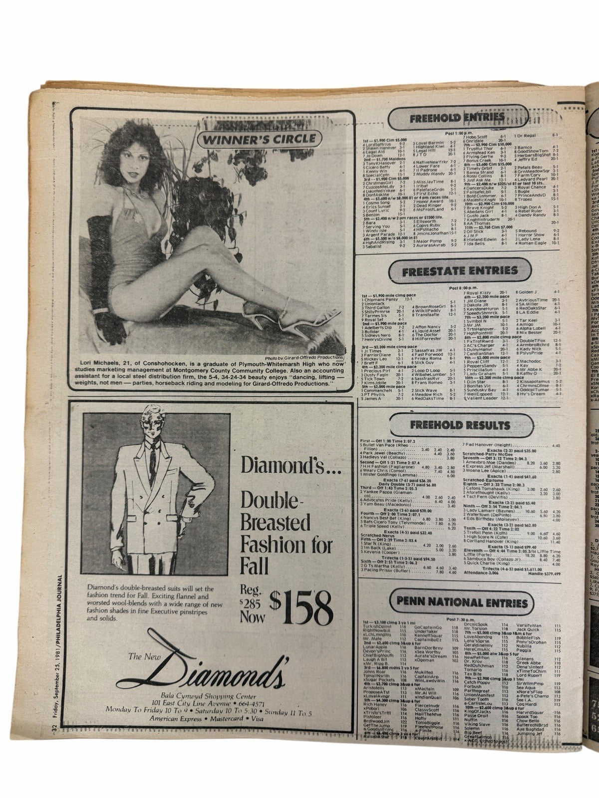 ROLLING STONES Sept 25, 1981 Philadelphia Journal NEWSPAPER Poster & 13pg Spread