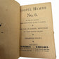 1891 Gospel Hymns No. 6 (Words Only) by Ira Sankey Biglow & Main / John Church