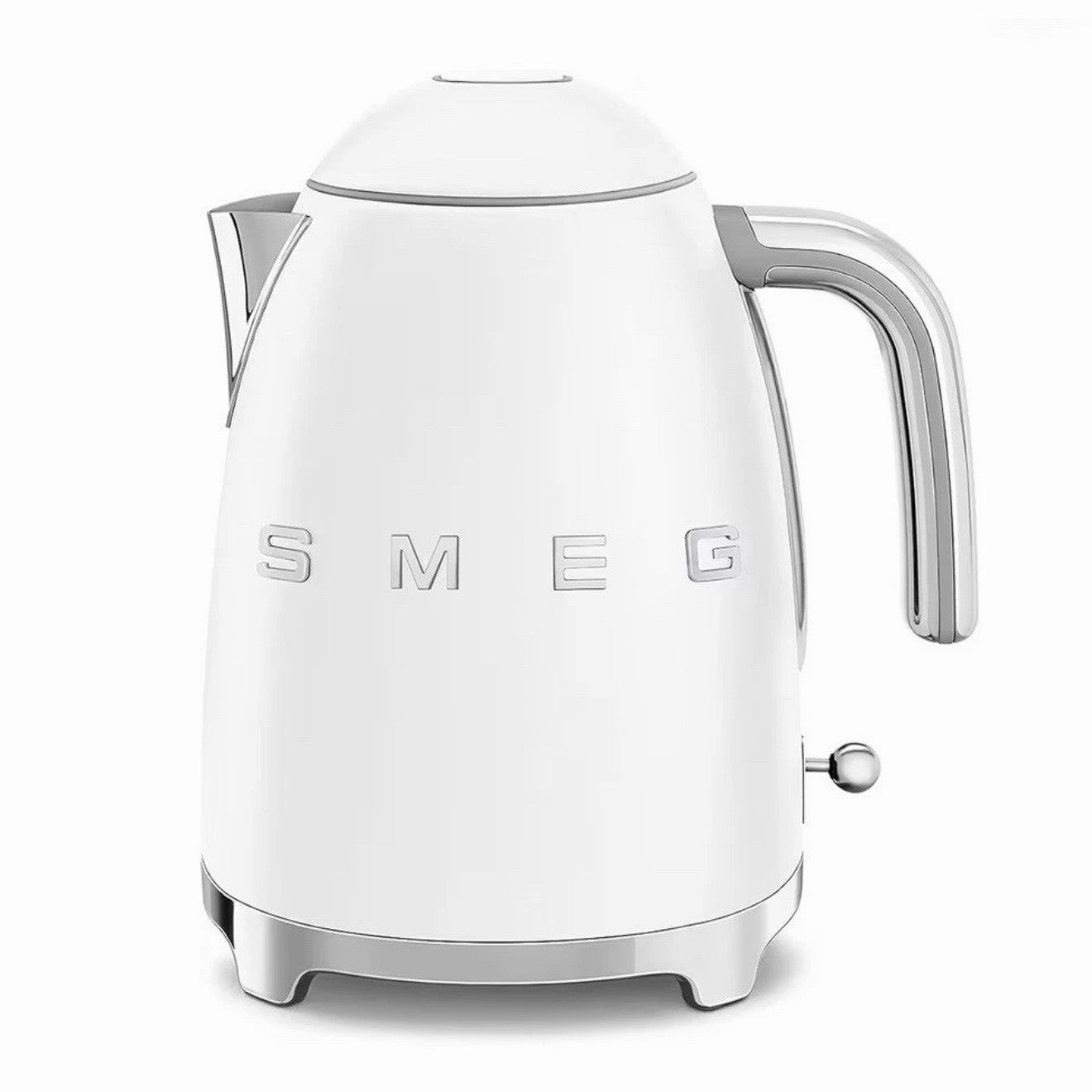 New SMEG 50's Retro Style 7 Cup Electric Water Kettle - White (KLF03WHUS)