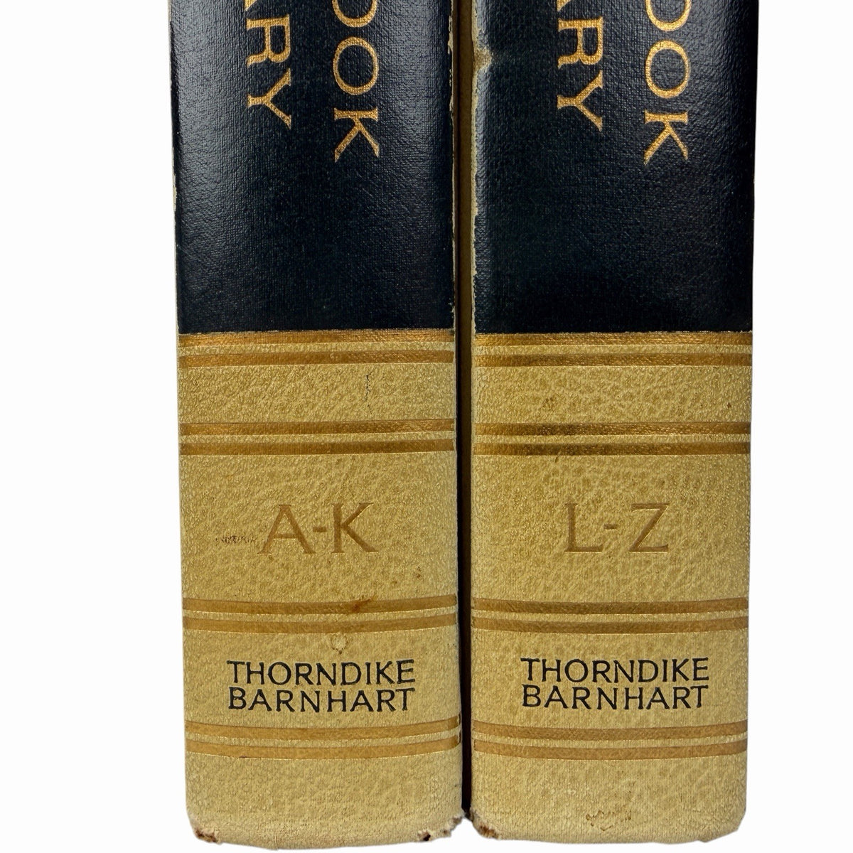 1967 The World Book Dictionary 2 Volume Set A-K L-Z Thorndike Barnhart Hardcover