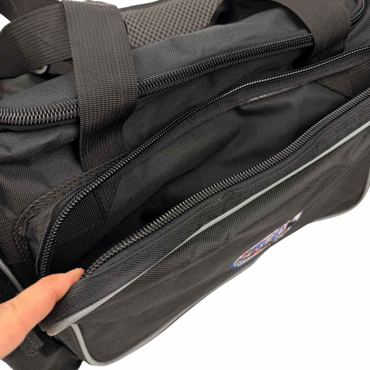 New York Mets MLB INSIDERS CLUB LIFE MEMBER Duffel Bag BLACK VINTAGE w/ Patches