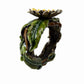 Set Of 3 Sunflower w/ Austrian Crystal Rhinestones NAPKIN RINGS Bronze Metal