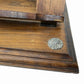 Vintage Spanish Carved Wood Tabletop Missal Book Music Stand Lectern Molded Base