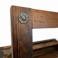 Vintage Spanish Carved Wood Tabletop Missal Book Music Stand Lectern Molded Base
