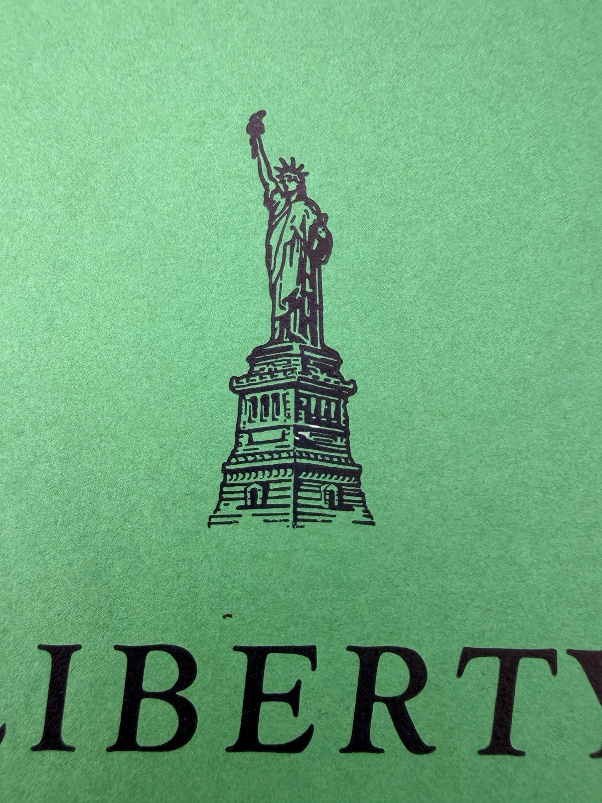 Vintage 1944 LIBERTY RESTAURANT Menu 1501 East Passyunk Philadelphia PA WWII Era