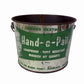 Vintage 1950s Famous Sexton HAND-E-PAIL  Advertising Tin Bucket Silkscreen Paint