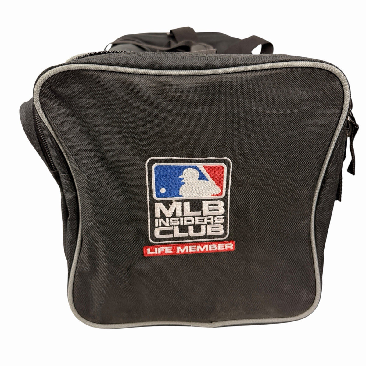 New York Mets MLB INSIDERS CLUB LIFE MEMBER Duffel Bag BLACK VINTAGE w/ Patches