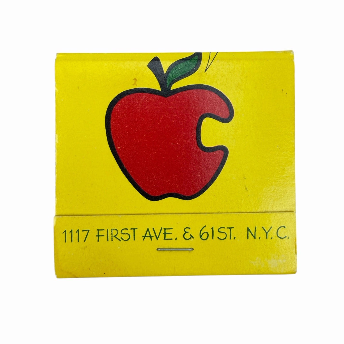ADAM’S APPLE Vintage Full Matchbook New York City Club 1117 First Ave 61 St NYC