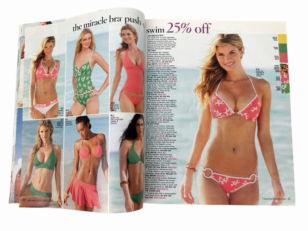 Alessandra Ambrosio 2009 VICTORIA'S SECRET Swim Sale Preview CATALOG Fashion Y2K