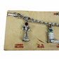 Vintage 1950’s NEW YORK CITY NYC Souvenir Charm Bracelet w/ Original Card ENCO