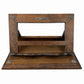 Vintage Spanish Carved Wood Tabletop Missal Book Music Stand Lectern Molded Base