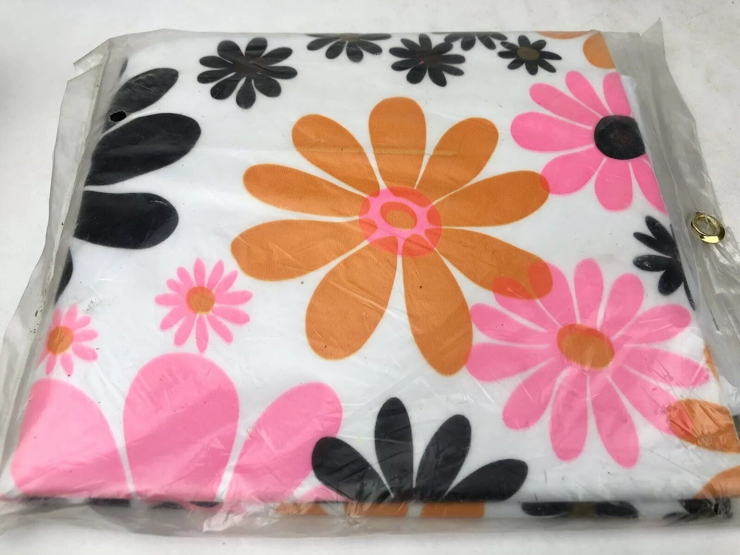 Vintage MCM 1960’s INFLATABLE TOTE BAG /PILLOW Morris Struhl FLORAL Beach Hippie