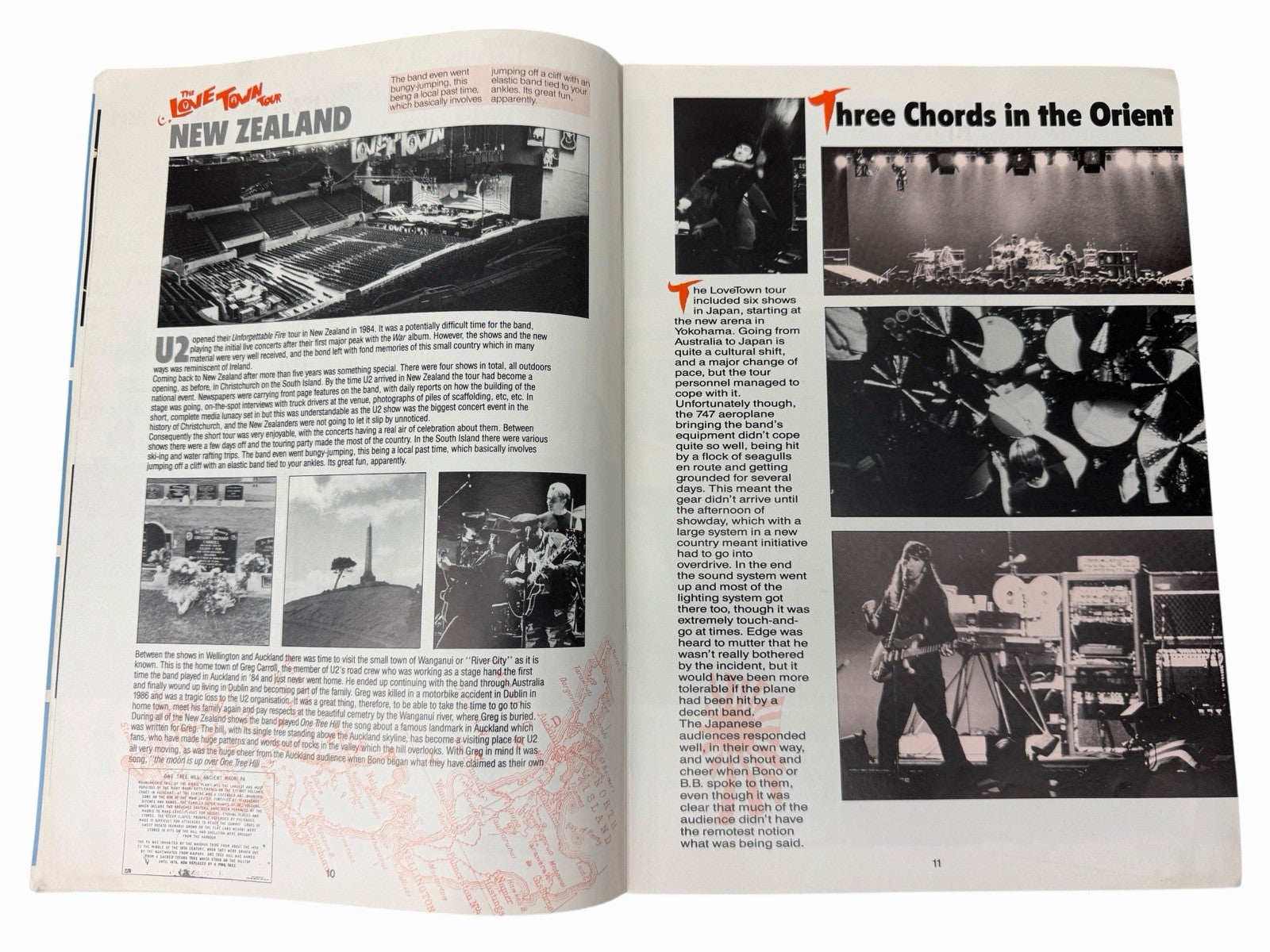 U2 PROPAGANDA World Service Fan Club Magazine Issue No. 12 1990 Love Town Tour