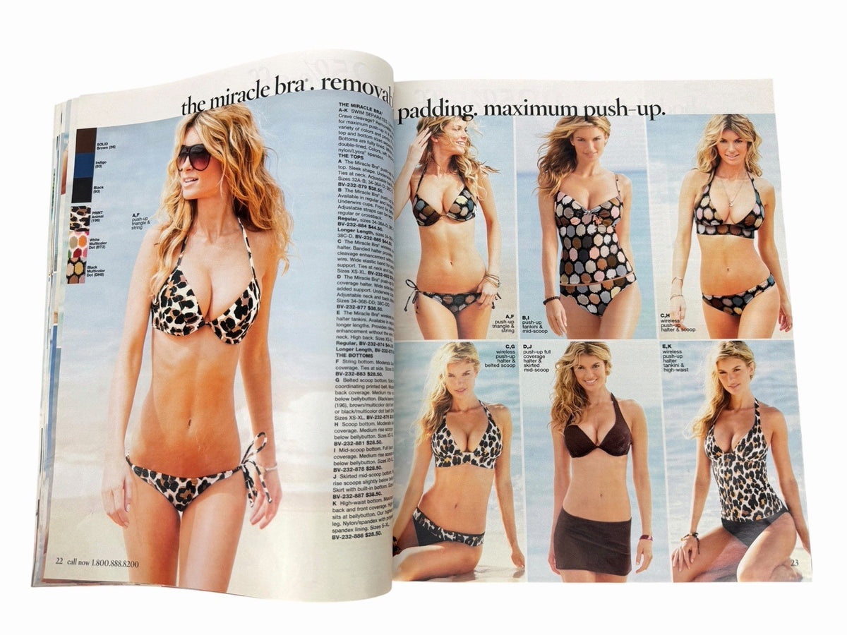 Alessandra Ambrosio 2009 VICTORIA'S SECRET Swim Sale Preview CATALOG Fashion Y2K