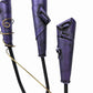 Vintage Postmodern 3 CANDLE HOLDER 19” Purple Metal Sculpture Candelabra Memphis