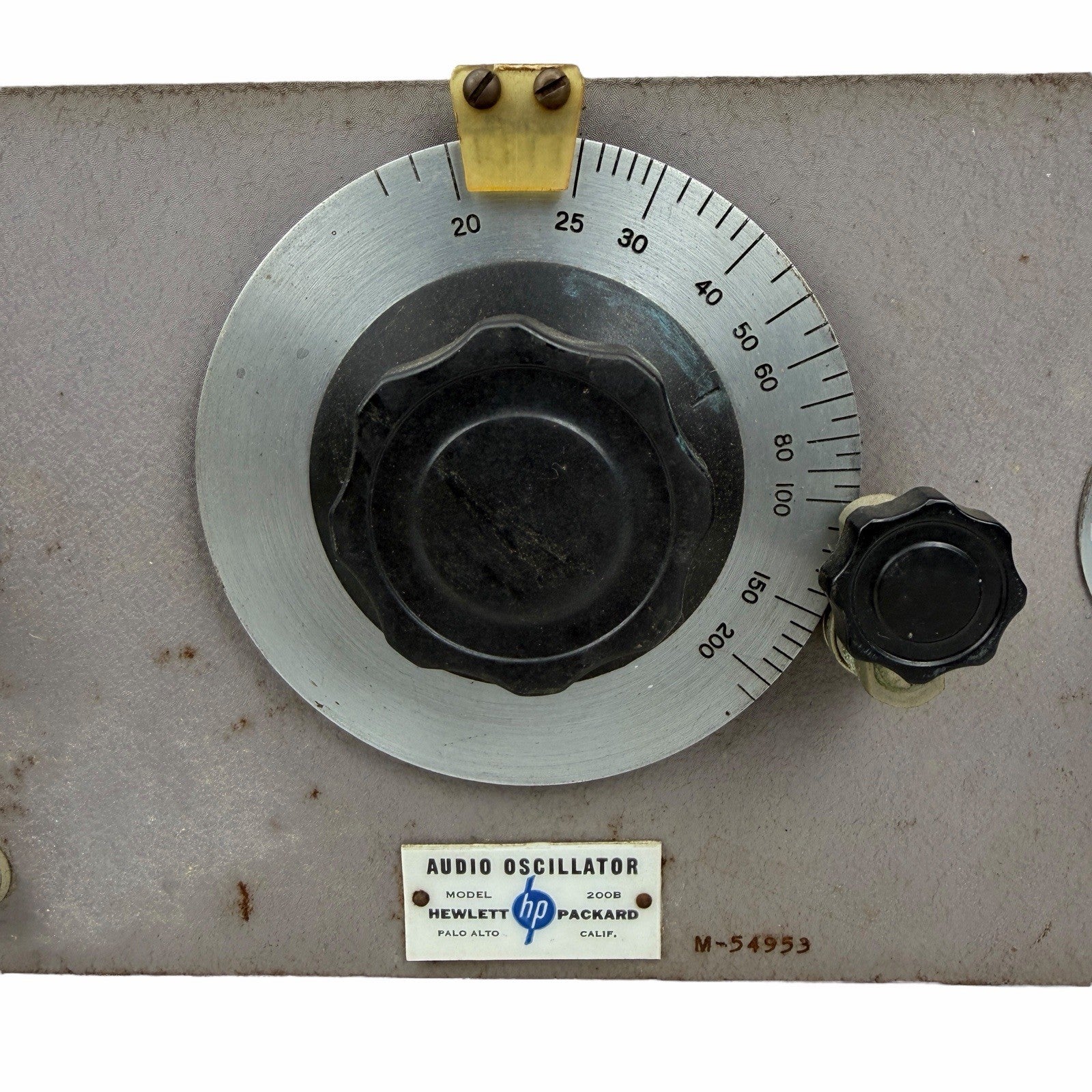 HP Hewlett Packard Audio Oscillator 200B - Vintage WWII Unit No Power AS IS