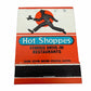 Vintage 1950’s HOT SHOPPES Drive-In Restaurants Advertising Matchbook Unstruck