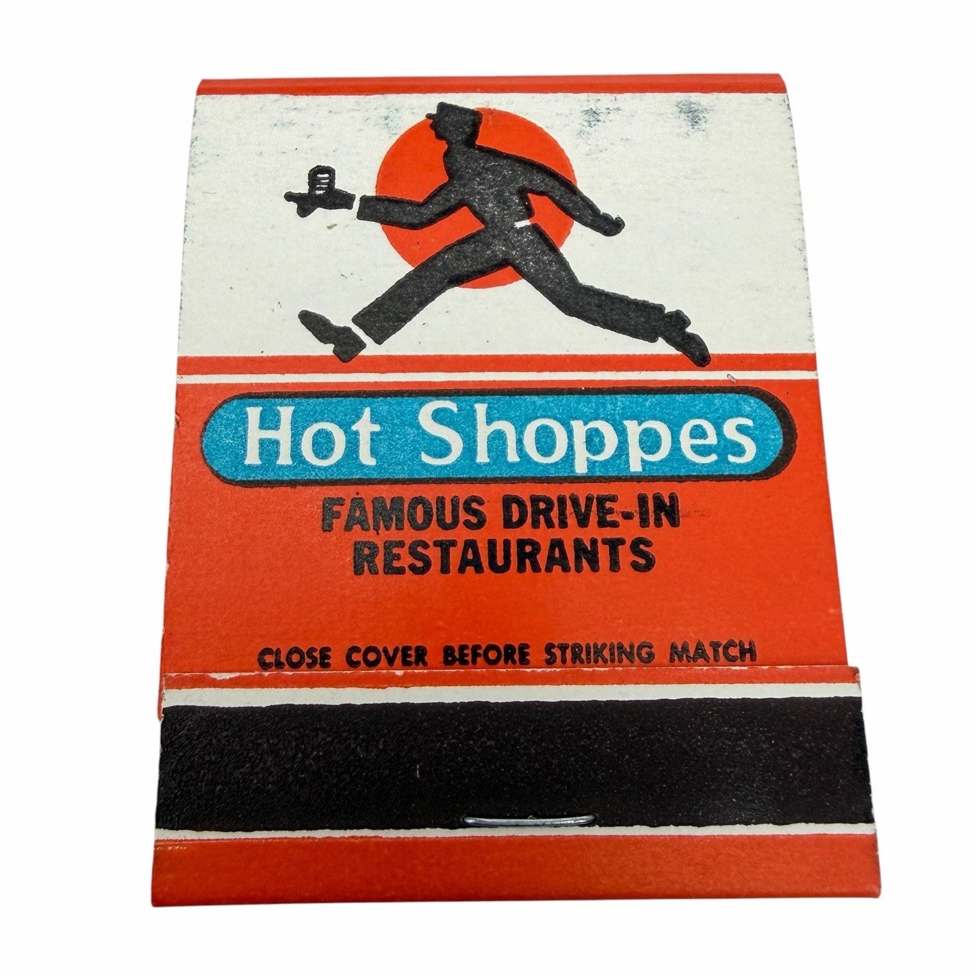 Vintage 1950’s HOT SHOPPES Drive-In Restaurants Advertising Matchbook Unstruck