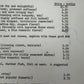Vintage 1963 MITTERSILL Alpine Inn DINNER & WINE MENU Franconia Notch NH Austria