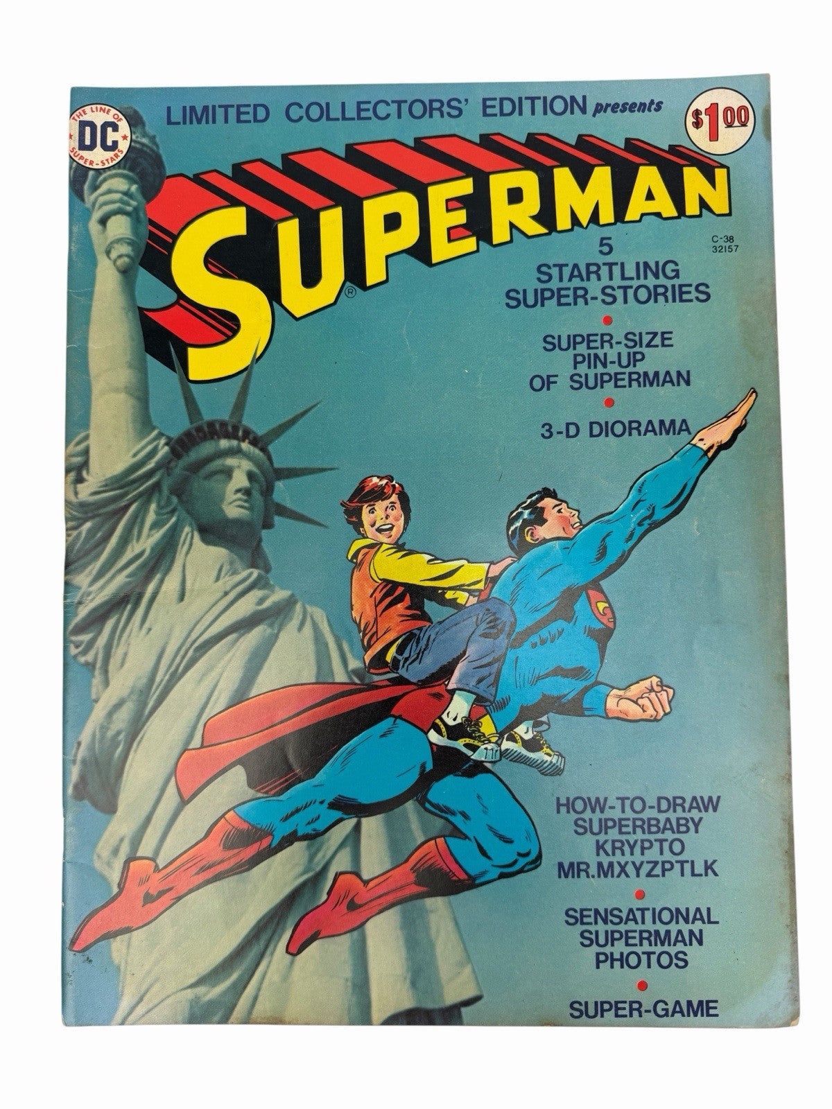 4 SUPERMAN 1970’s DC Comics Limited Collectors Edition Flash C-31 C-38 C-47 C-48