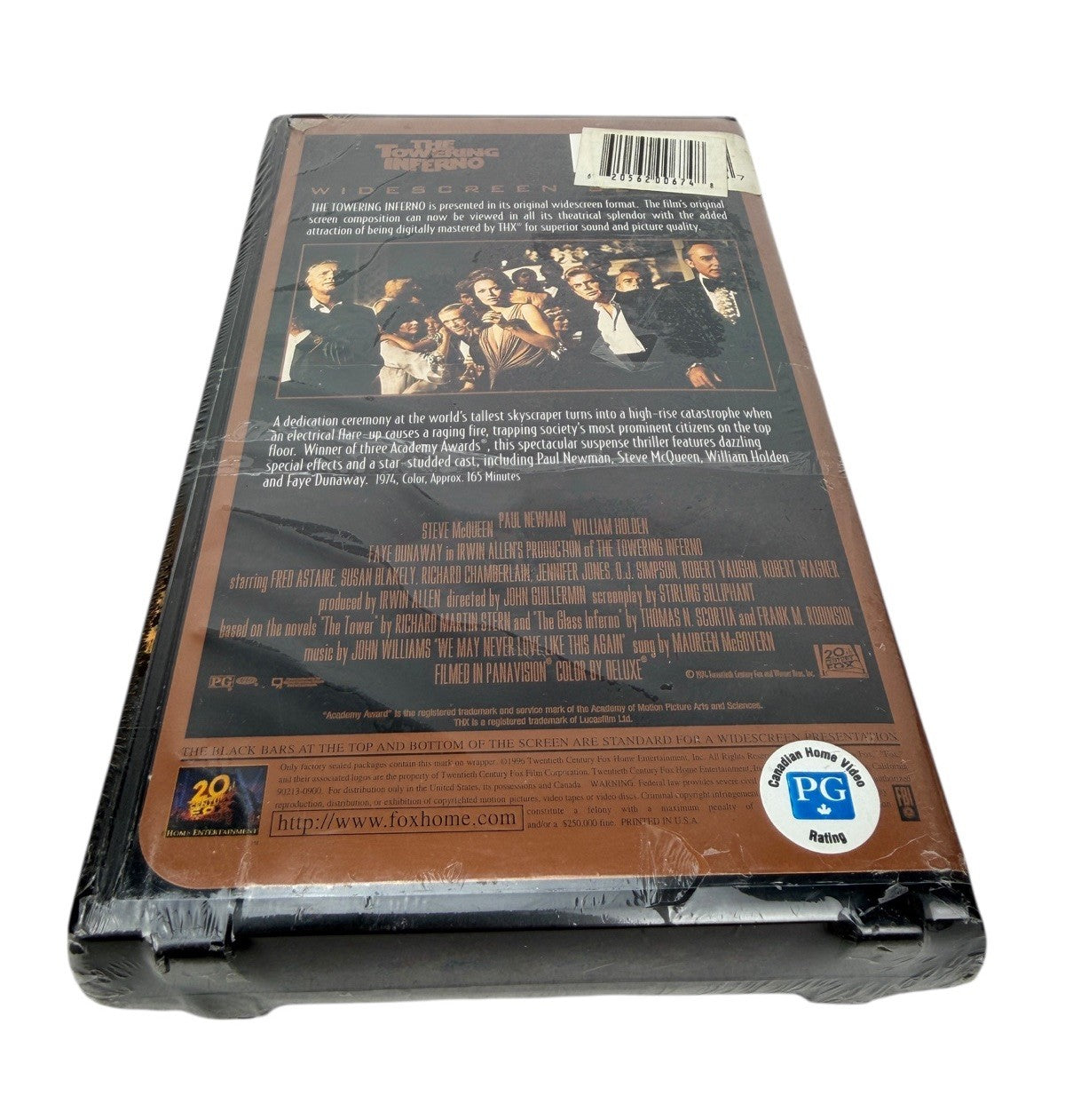 Sealed THE TOWERING INFERNO (1974) VHS Brand New Stamped Clamshell Case 1996
