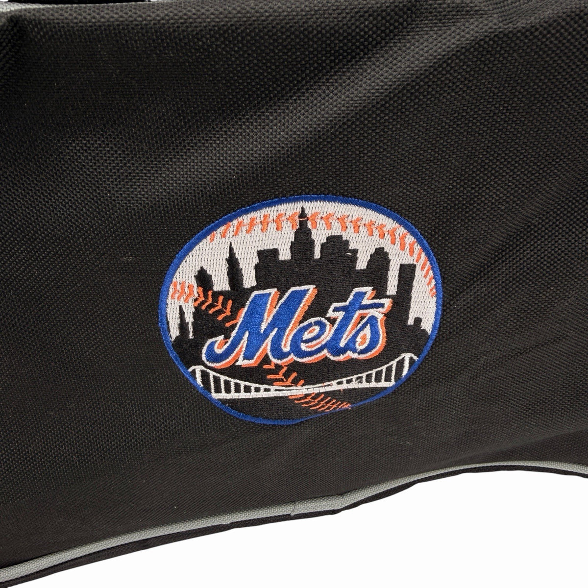 New York Mets MLB INSIDERS CLUB LIFE MEMBER Duffel Bag BLACK VINTAGE w/ Patches