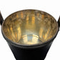 Vintage RALPH LAUREN Leather / Silver Plated ICE BUCKET w/ Swing Handle DUST BAG