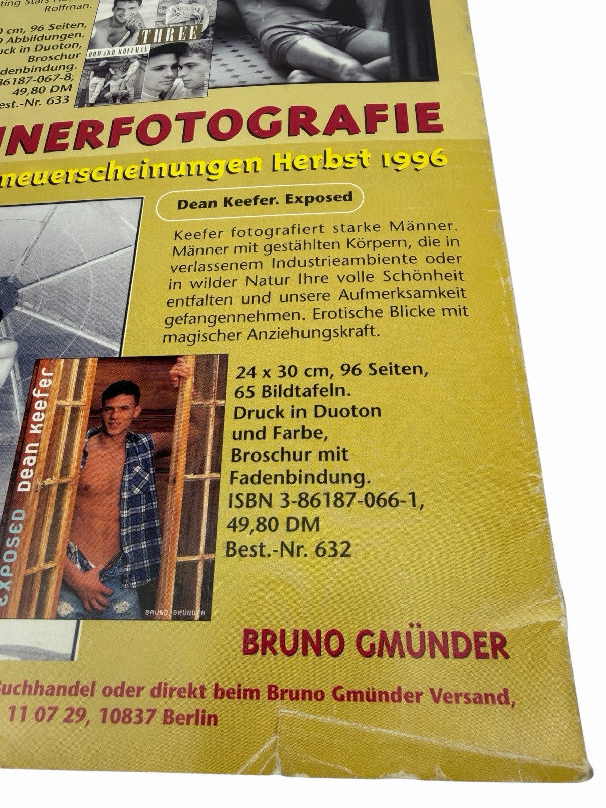 1996 EUROS Magazine #36 JOSE MESSANA Hamish Buchanan Vintage German Gay Interest
