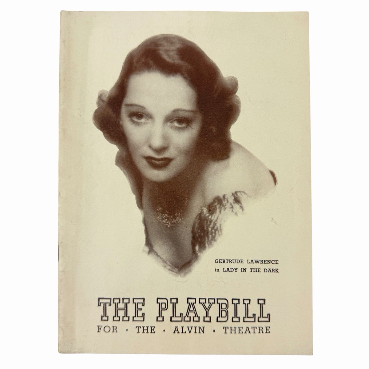 February 1942 Alvin Theatre Playbill Lady In The Dark Gertrude Lawrence Broadway